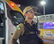 Policiamento show Pontal do Paraná dia 18