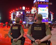 Policiamento show Pontal do Paraná dia 18