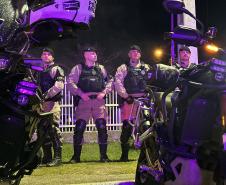 Policiamento show Pontal do Paraná dia 18
