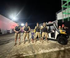 Policiamento show Pontal do Paraná dia 18