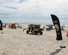 UTVs aproximam PMPR das famílias em Ipanema, Pontal do Paraná.