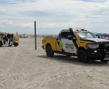 UTVs aproximam PMPR das famílias em Ipanema, Pontal do Paraná.