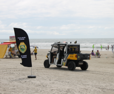 UTVs aproximam PMPR das famílias em Ipanema, Pontal do Paraná.