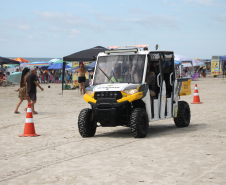 UTVs aproximam PMPR das famílias em Ipanema, Pontal do Paraná.