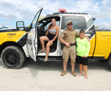 UTVs aproximam PMPR das famílias em Ipanema, Pontal do Paraná.
