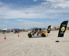 UTVs aproximam PMPR das famílias em Ipanema, Pontal do Paraná.