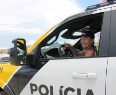 UTVs aproximam PMPR das famílias em Ipanema, Pontal do Paraná.