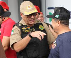 Comandante-Geral da PMPR cumpre agenda histórica em Matinhos com avanços no trânsito e na saúde