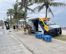 Durante a ação, os policiais militares interagiram de forma direta e acolhedora com moradores e veranistas