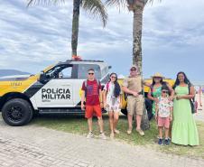 Durante a ação, os policiais militares interagiram de forma direta e acolhedora com moradores e veranistas