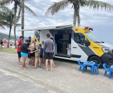 Durante a ação, os policiais militares interagiram de forma direta e acolhedora com moradores e veranistas