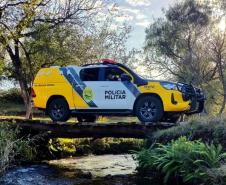 Diante do risco iminente de afogamento, os policiais da Patrulha Rural agiram de forma imediata e entraram no rio para prestar socorro