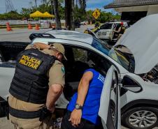 Monitoramento do Olho Vivo leva PMPR a recuperar no Litoral carro furtado em São Paulo