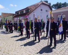 PMPR participa de solenidade em homenagem aos 132 anos do Cerco da Lapa