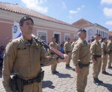 PMPR participa de solenidade em homenagem aos 132 anos do Cerco da Lapa