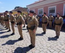 PMPR participa de solenidade em homenagem aos 132 anos do Cerco da Lapa
