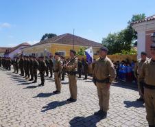 PMPR participa de solenidade em homenagem aos 132 anos do Cerco da Lapa