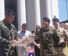 PMPR participa de solenidade em homenagem aos 132 anos do Cerco da Lapa