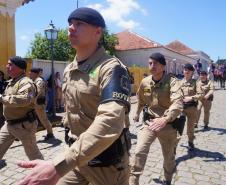 PMPR participa de solenidade em homenagem aos 132 anos do Cerco da Lapa