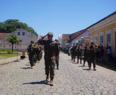 PMPR participa de solenidade em homenagem aos 132 anos do Cerco da Lapa