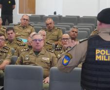 PMPR recebe visita técnica de oficiais da Polícia Militar de Pernambuco no Paraná