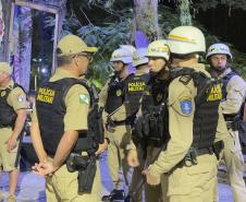 Segurança máxima garantida pela PMPR neste domingo de Carnaval em Matinhos, Morretes e Antonina