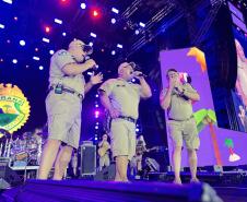 Banda da PMPR se apresenta no Ressacão de Carnaval em Matinhos