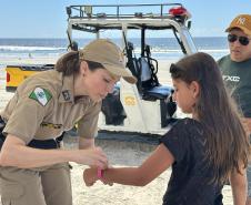 Voltinha UTV PMPR aproxima Polícia Militar da comunidade em ação educativa em Guaratuba