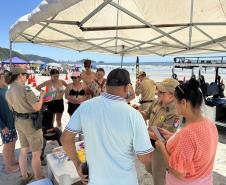 Voltinha UTV PMPR aproxima Polícia Militar da comunidade em ação educativa em Guaratuba