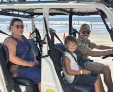 Voltinha UTV PMPR aproxima Polícia Militar da comunidade em ação educativa em Guaratuba