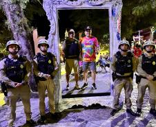 Segurança máxima garantida pela PMPR neste domingo de Carnaval em Matinhos, Morretes e Antonina