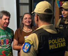 Segurança máxima garantida pela PMPR neste domingo de Carnaval em Matinhos, Morretes e Antonina
