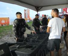 Segurança que aproxima: Exposições da SESP se despedem do litoral com festa, interação e muita informação