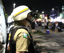 PMPR assegura que 15 mil foliões curtam o Carnaval com segurança em Pontal do Paraná