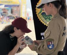 PMPR encerra participação na Arena Verão Maior com ações de proximidade e educação em Caiobá