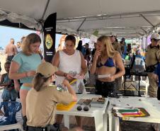 PMPR encerra participação na Arena Verão Maior com ações de proximidade e educação em Caiobá