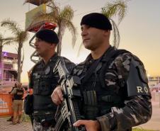 30 mil pessoas prestigiam show em Pontal do Paraná com a segurança da PMPR