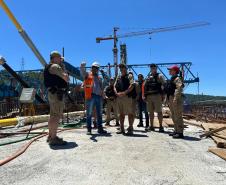 Visita ponte de Guaratuba