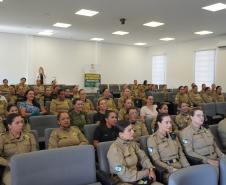 PMPR promove encontro “Chá de Rosas” e debate identidade feminina entre policiais militares