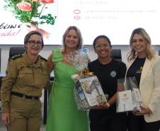PMPR promove encontro “Chá de Rosas” e debate identidade feminina entre policiais militares