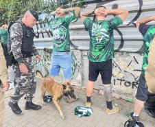 A atuação da PMPR teve início ainda nas primeiras horas da manhã, com reforço no policiamento desde as 8h até as 22H