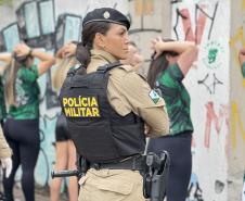 A atuação da PMPR teve início ainda nas primeiras horas da manhã, com reforço no policiamento desde as 8h até as 22H