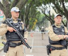A atuação da PMPR teve início ainda nas primeiras horas da manhã, com reforço no policiamento desde as 8h até as 22H