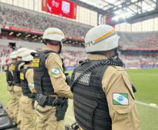 A atuação da PMPR teve início ainda nas primeiras horas da manhã, com reforço no policiamento desde as 8h até as 22H