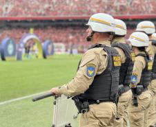 A atuação da PMPR teve início ainda nas primeiras horas da manhã, com reforço no policiamento desde as 8h até as 22H
