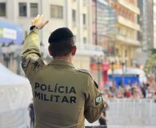 A participação reforça o papel da Polícia Militar do Paraná (PMPR) para além da segurança pública, atuando também como agente de integração social e cultural