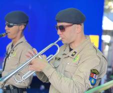 A participação reforça o papel da Polícia Militar do Paraná (PMPR) para além da segurança pública, atuando também como agente de integração social e cultural