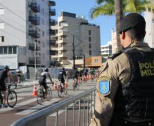 PMPR reforça segurança no maior evento de triathlon do Paraná - 37º Sesc Triathlon Caiobá