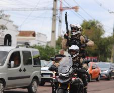 A atuação da PMPR teve início ainda nas primeiras horas da manhã, com reforço no policiamento desde as 8h até as 22H