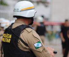 A atuação da PMPR teve início ainda nas primeiras horas da manhã, com reforço no policiamento desde as 8h até as 22H